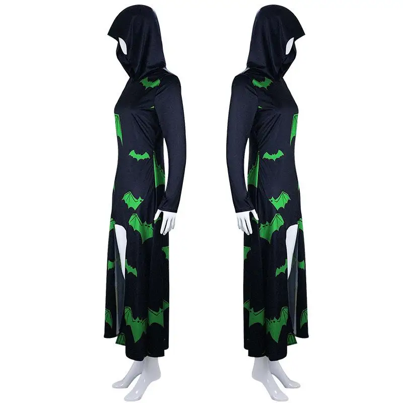 

Women's Bat Sle Hooded Cloak loween Cisas Dr Stage Performance Costume Festive Ethnic Wear Spring 2023