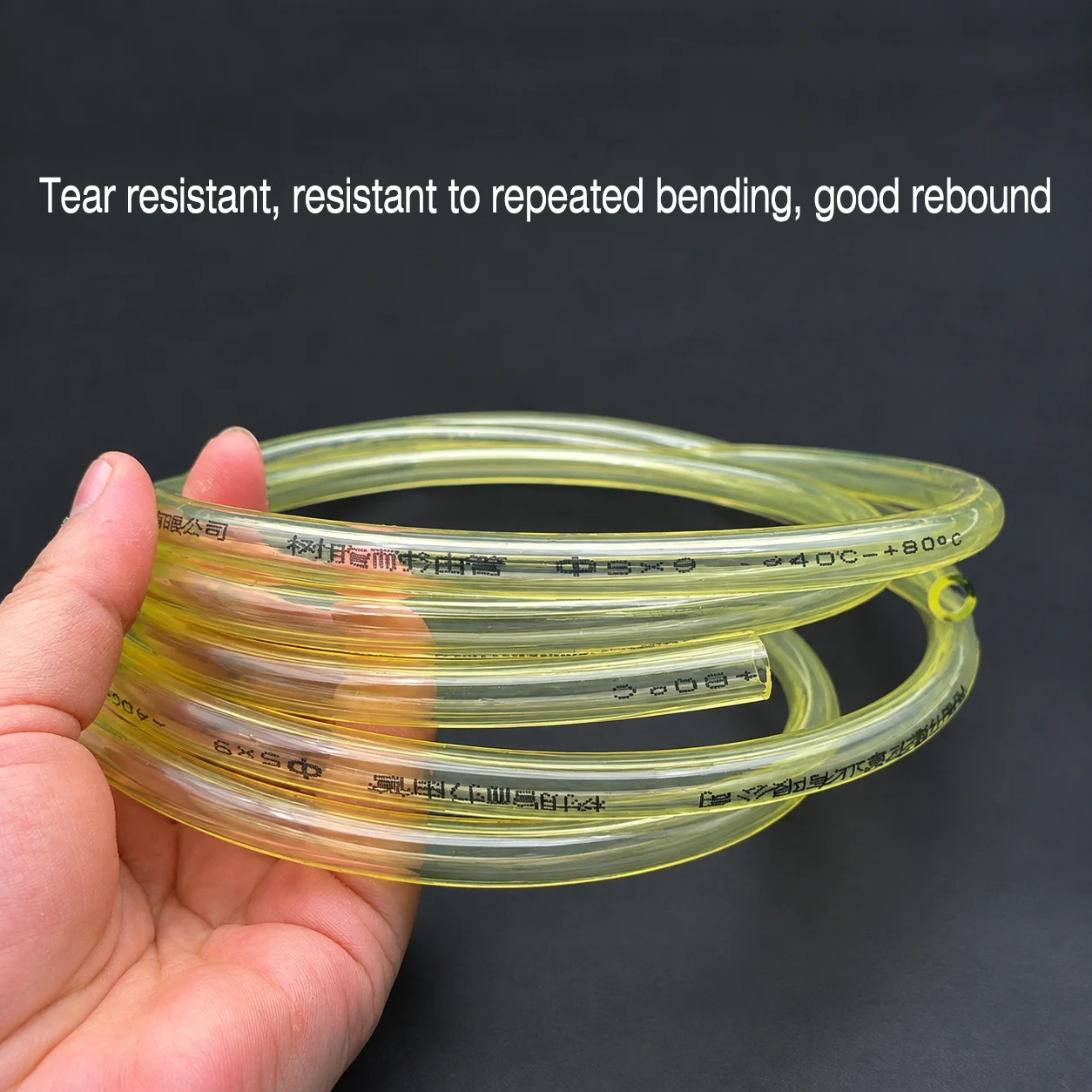 TPU resin oil resistant tube ID 3/4/5/6/8/10/12/14/16MM multi choice elastic aging resistant & non cracking fluid delivery hose