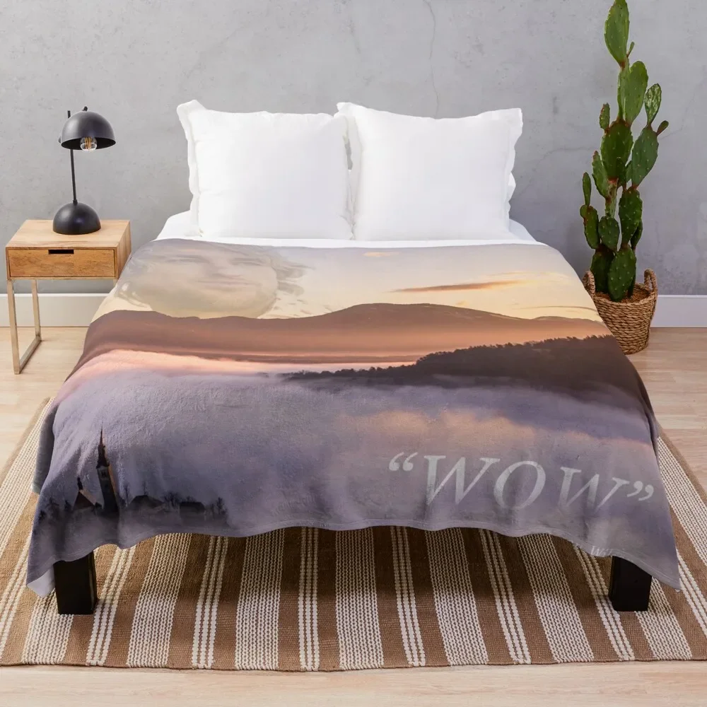 

WOW - Owen Wilson Throw Blanket Furry Blankets For Bed christmas decoration For Sofa Thin Blankets