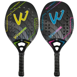 3K Camewin Beach Tennis Racket Full Carbon Fiber Rough Surface Outdoor Sports Racket For Men Women Adult Tennis Racket The New