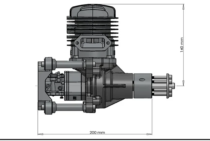 DLE85 85CC Gas Engine DLE 85,DLE-85CC For Radio Control Airplane Model Gasonline Engine