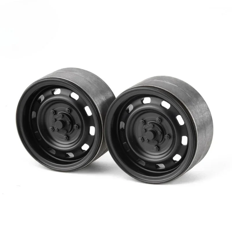 Simulation 1.9 Metal Beadlock Wheels Hex Hub for 1/10 RC Crawler Car Trxs TRX4 AXIAL SCX10 RC4WD 4