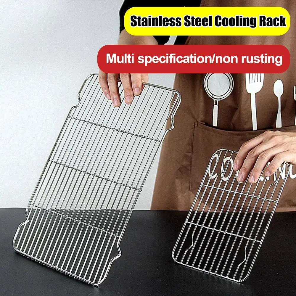 New Stainless Steel Cooling Rack Non-stick Silver BBQ Tray Baking Tray