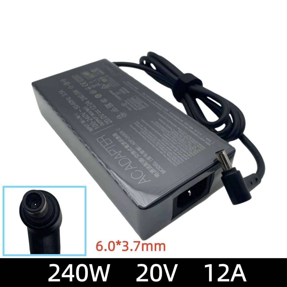 ADP-240EB B 240W 20V 12A Adapter For Asus ROG Zephyrus Duo 15 SE (GX551QM) M16 S15 S17 GX701LXS GX701LWS GX701LV Laptop Charger
