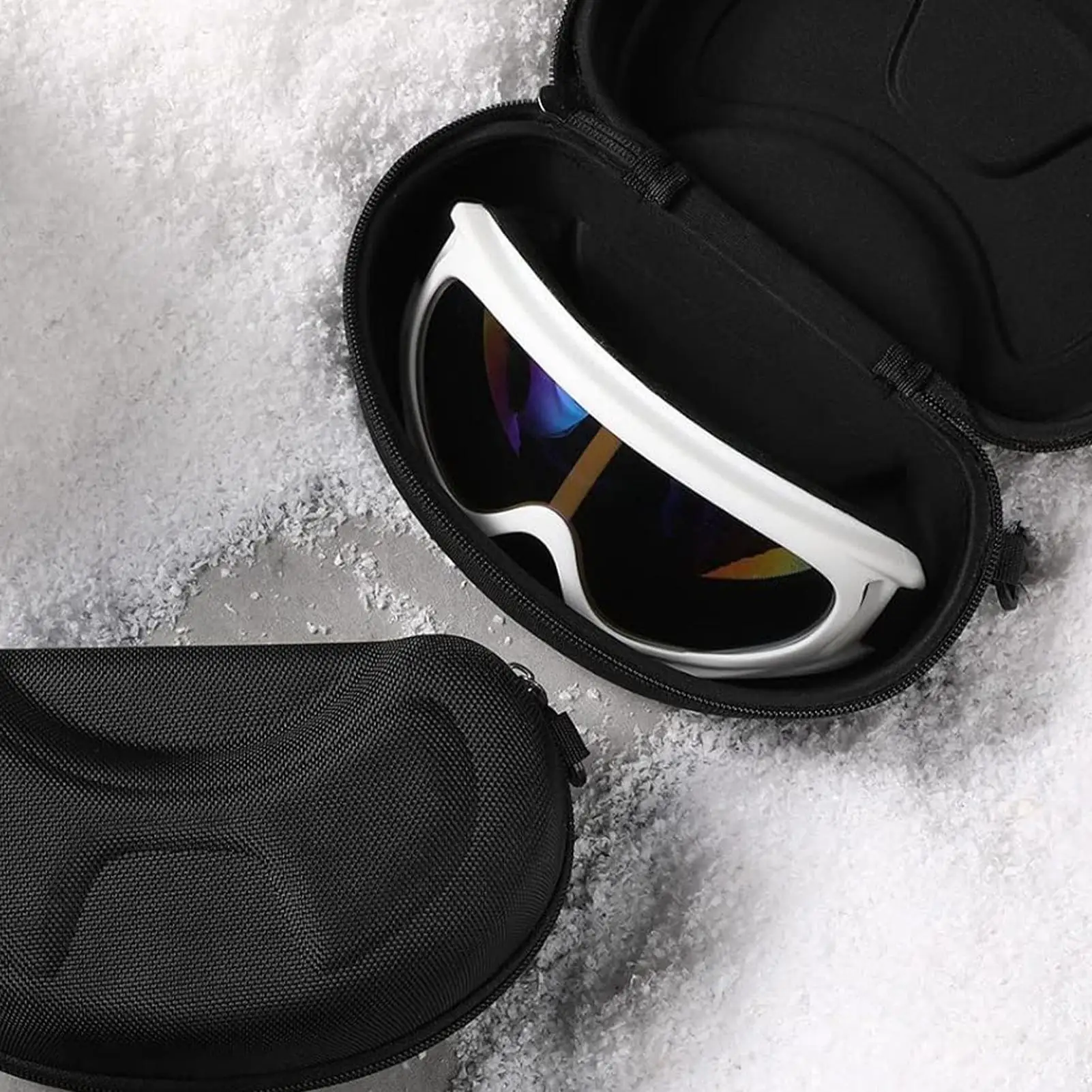 Snow Goggles Case Water Resistant Shockproof Shell Hard Ski Goggle Case Snow Swim Goggles Storage Water Resistant Shockproof