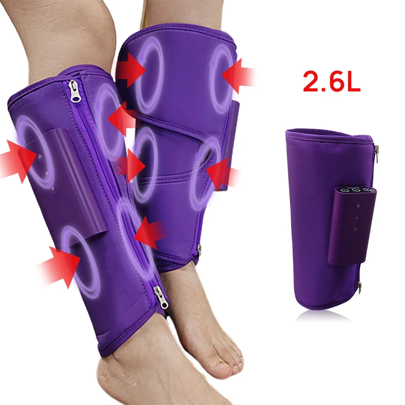 

Professional Smart Air Compression Leg Massager with Heat Circulation 3 Modes Calf Relaxation Device