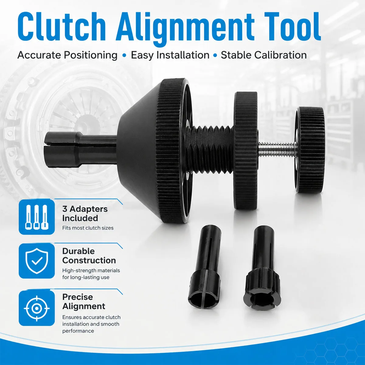 1/2/4P Clutch Alignment Tool Universal Adjustable Centering Kit For Manual Transmission Installation Automotive Repair Workshop