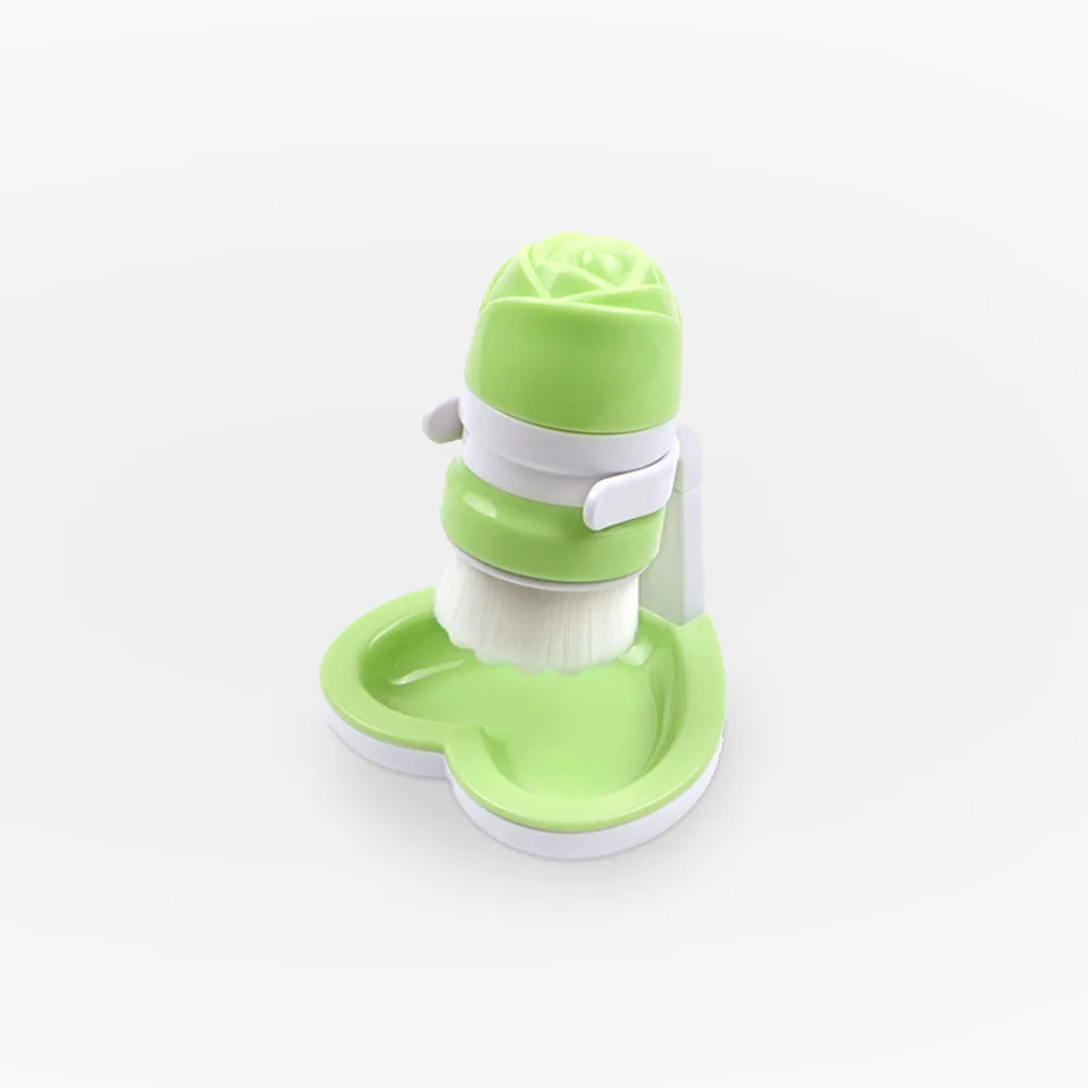 

Facial Cleaning Small Double-Headed Face Washing Brush Premium Fiber Wool Bristles Gentle Skin Deep Cleansing Portable Travel