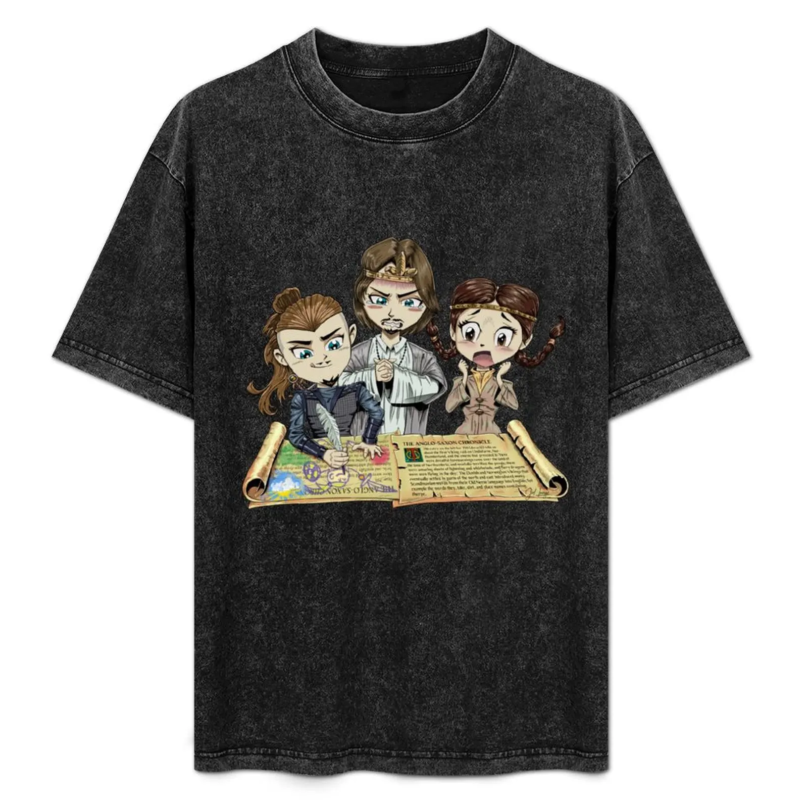 The Chronicles TLK Chibi T-Shirt vintage clothes boys animal print quick drying oversized graphic tee mens t shirts