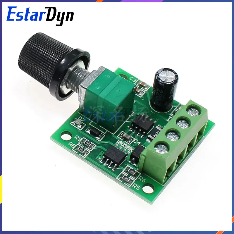 Estardyn dc 1,8 v 3v 5v 6v 12v 2a pwm Motor drehzahl regler Niederspannung motor drehzahl regler pwm 0 ~ 100% einstellbarer Antrieb