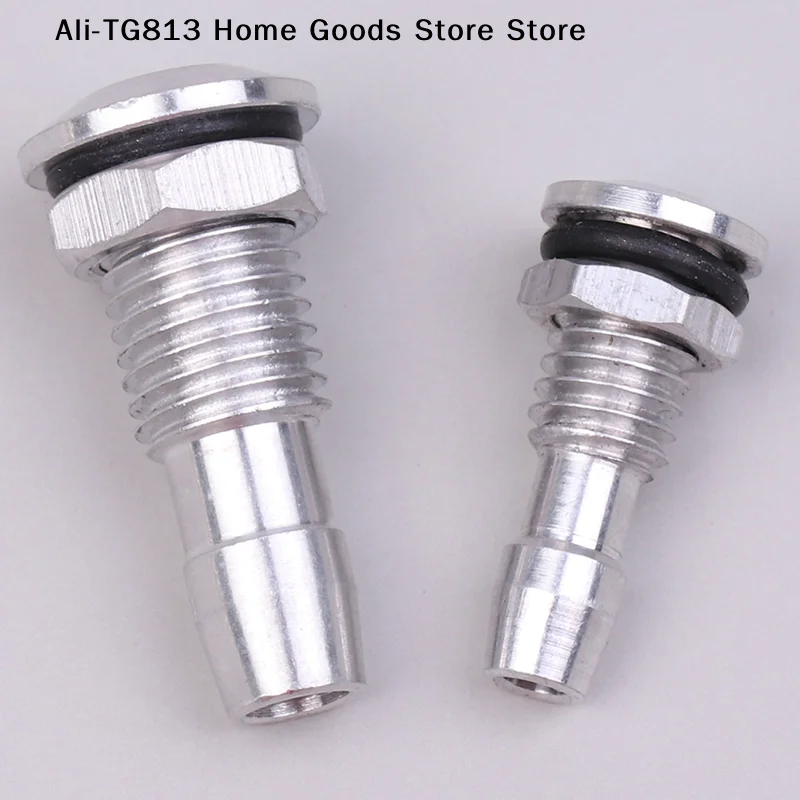 

[TG813]2PCS New Aluminum Alloy Water Outlets Thread With O-ring Screws For RC Boat M6/M8