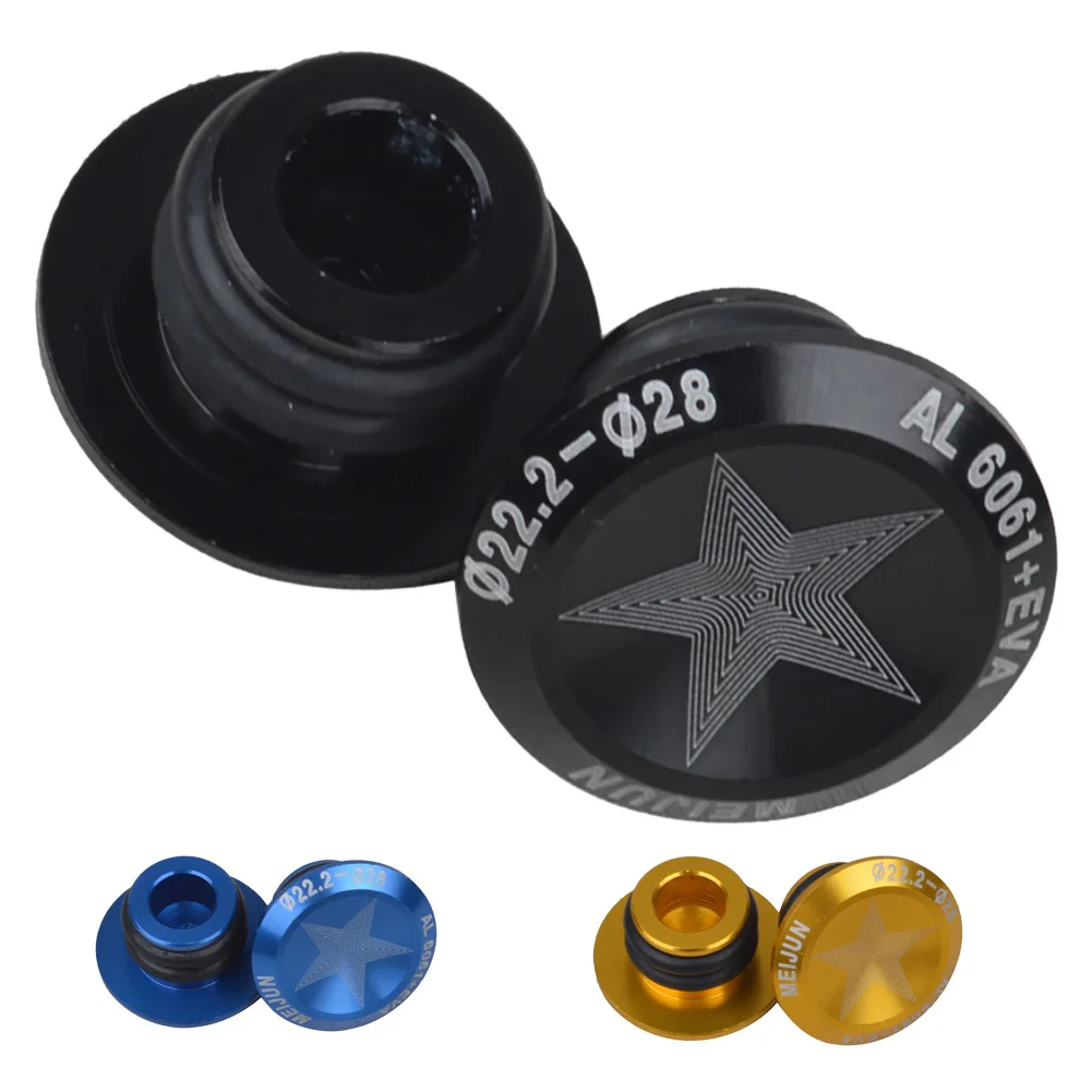 Mini Aluminum Alloy Handlebar End Plugs, Handlebar End, Stoppers Caps, Bike MTB, 1 Pair