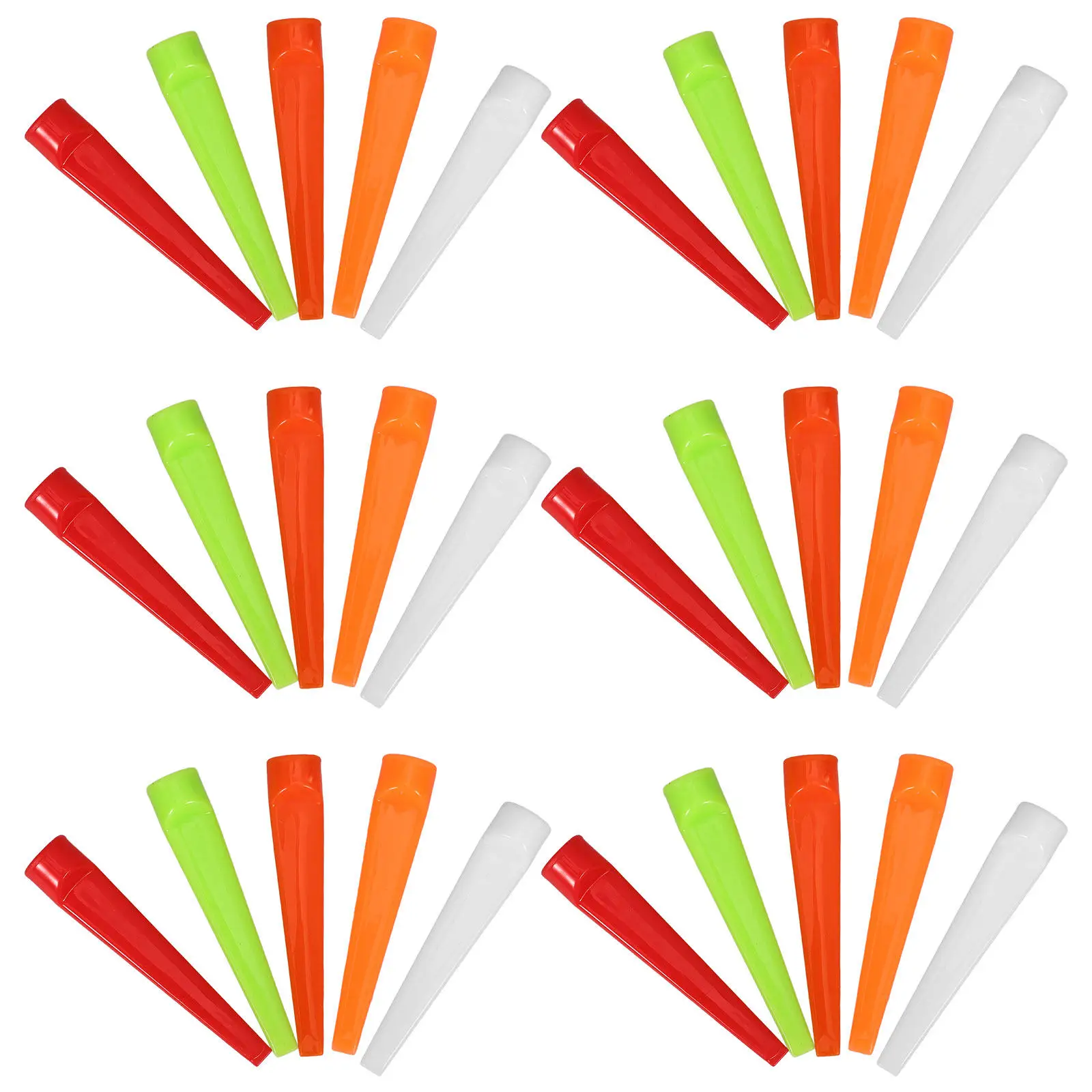 

50 шт. тренировочных ти для гольфа с плоской поверхностью, пластиковые, небьющиеся, легкие, экологичные, для ухода за мячом и тренировок