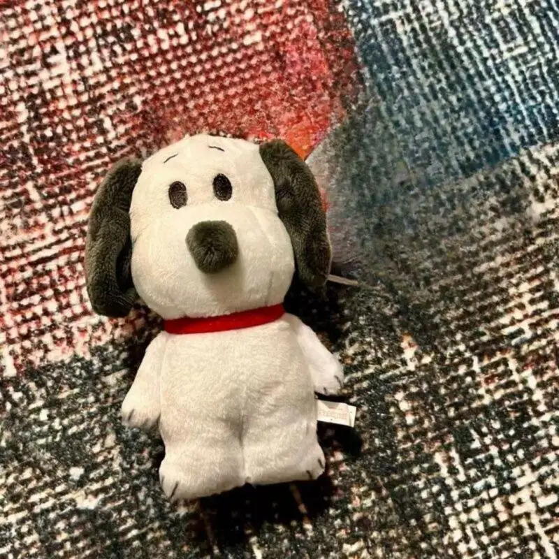 Official Snoopy Flat Lovely Puppy Plush Doll Bag Pendant Woodstock Adorable Ornament Perfect Present for Daily Gifting