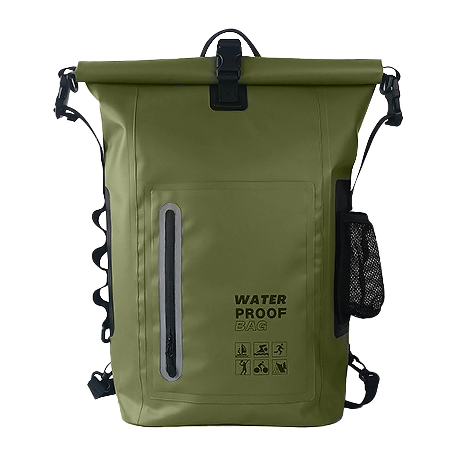 

25L Camping Backpack 25L 500D PVC Mesh Fabric Camping Backpack for Men and Women Backpacking Hiking Camping Gear