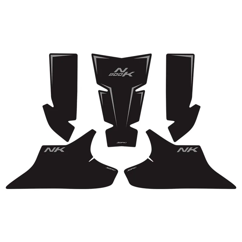 2025 para CFMOTO 800NK NK800 NK 800 2023 2024, Protector de almohadilla de depósito para motocicleta, pegatina, almohadilla de tracción lateral para tanque de rodilla de Gas