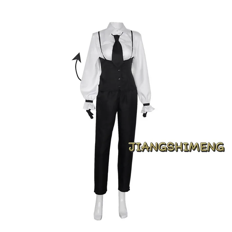 أزياء أنيمي تيس تايم للتعذيب الأميرة شيف تورتورير التأثيرية زي أسود وأبيض ملابس تنكرية للسيدات للهالوين