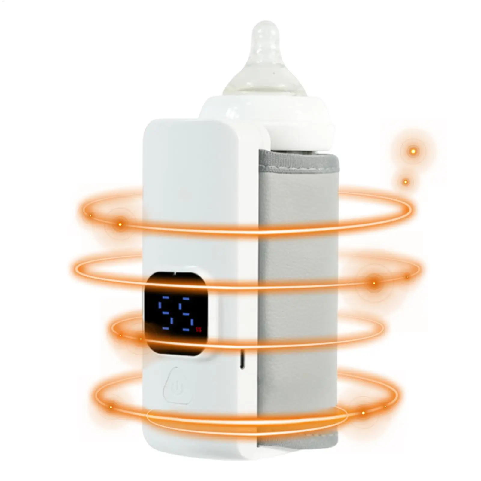 قابلة للشحن زجاجة الطفل دفئا متعددة الثدي الحليب دفئا دقيق التحكم في درجة الحرارة زجاجة الطفل السفر عربة حقيبة معزولة #6