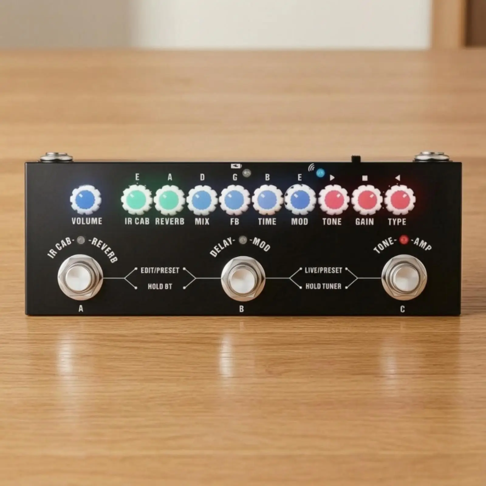 Mini Sound Processor Guitar Effects Pedal with Mod Delay Reverb for Electric Guitar Training