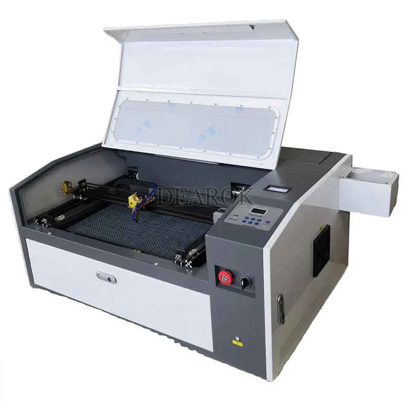 M 50W 500x300mm M3050 Настольный лазерный гравер CorelLaser Водяной насос Сотовый стол Гравировка и резка