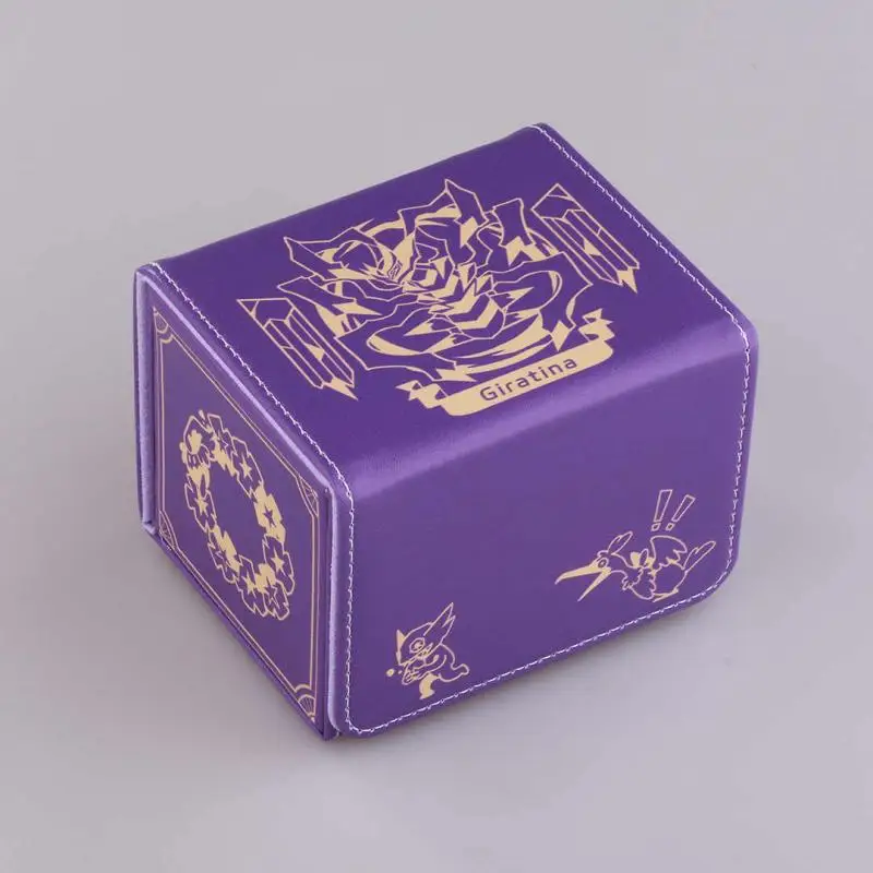 PTCG Card Box Miraidon Mew Lugia LTCB Yu-Gi-OH! Anime Game Collection Card box Omegamon Gallantmon Large capacity side plug 100+