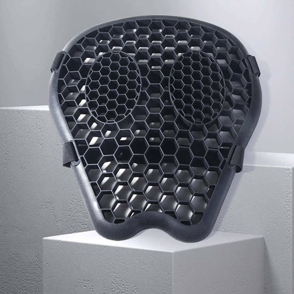 Motorcycle Seat Cushion 3D Honeycomb Anti-slip Motorcycle Silicone Seat Cushion Moto Pressure Relief Ride Seat Pad Moto