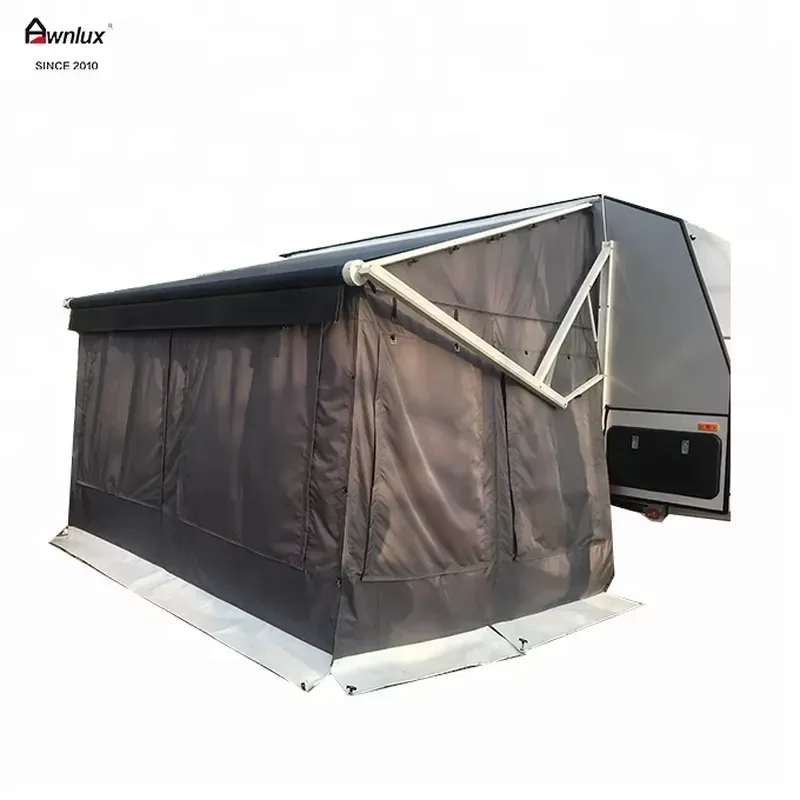Outdoor 3-4 Person Caravan Car RV Awning Room Tent Accessories for Caravan RV Vehicle view 2