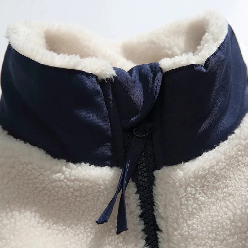 Chaquetas de invierno de felpa gruesas y cálidas Parkas abrigos Harajuku chaquetas acolchadas de gran tamaño hombres ropa de calle Hip Hop Y2K chaquetas prendas de vestir hombre