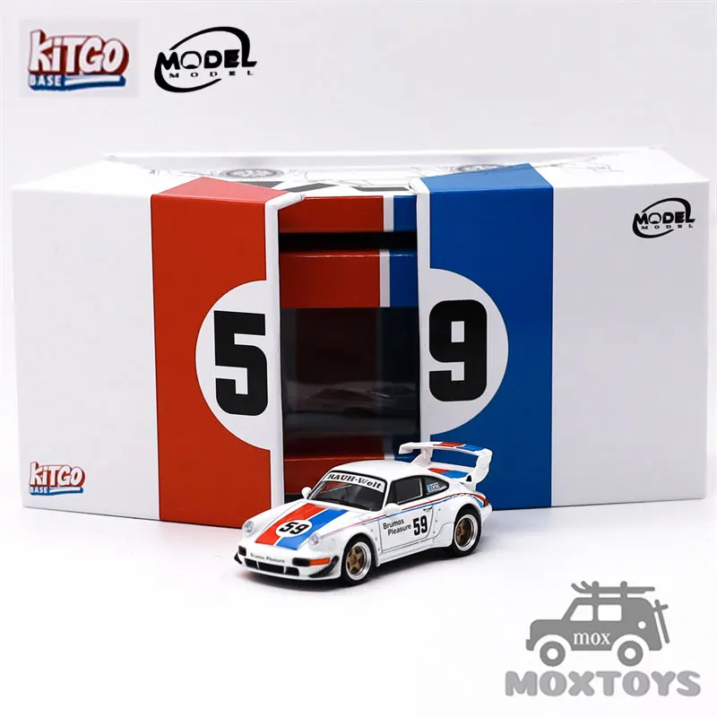 キットゴーベース×モデル-モデル1-64-ブルモス-プレジャー-rwb964-gtウィング-59-ダイキャストモデルカー