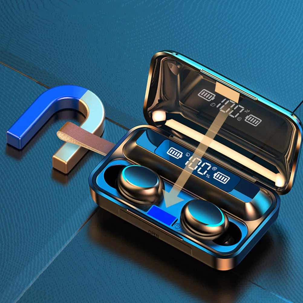 

1Set Earphone Automatic Pairing Clear Sound Noise Reduction Lightweight Portable Intelligent Control Wireless Earbuds