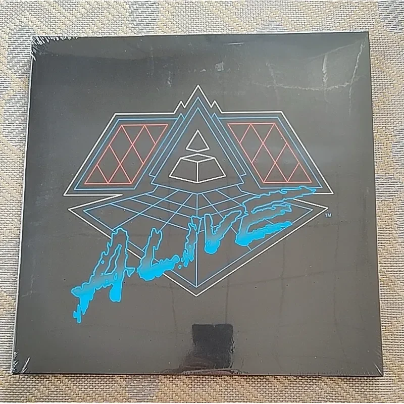 Disque vinyle électronique authentique garanti Daft Punk Alive 2007 Indoor 2LP pour Daft Punk