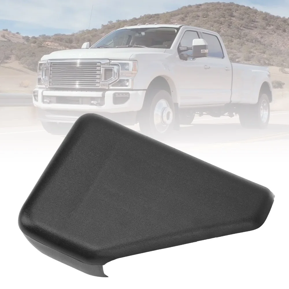 2PCS Black Running Board End Cap ABS FL3Z-16A455-BA， FL3Z-16N45-BA Step Bar End Trim Side Pedal End Cover for Ford Series Trucks
