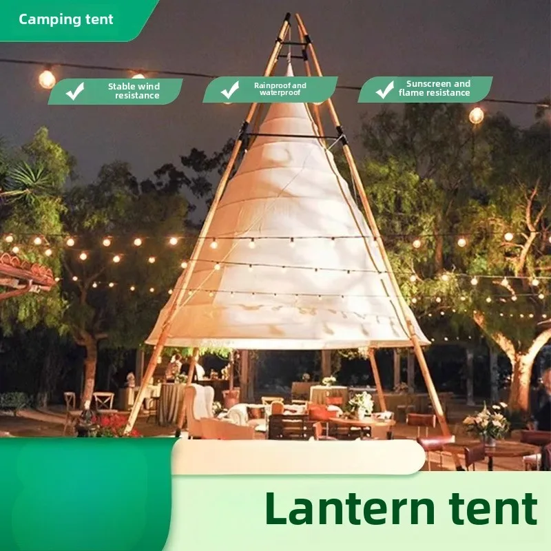 Cone Shade Canopy Outdoor Camping Tent Canopy for Bar Open-air Activity