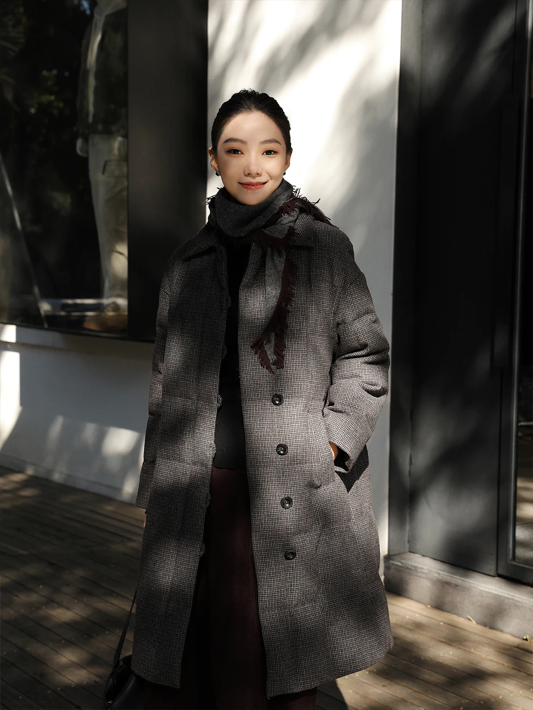 

UK Sle Goose down Jaet Women's Thiened Long Coat Warm Flannel Winter Outerwear Casual Daily Wear Elastic Seal Design