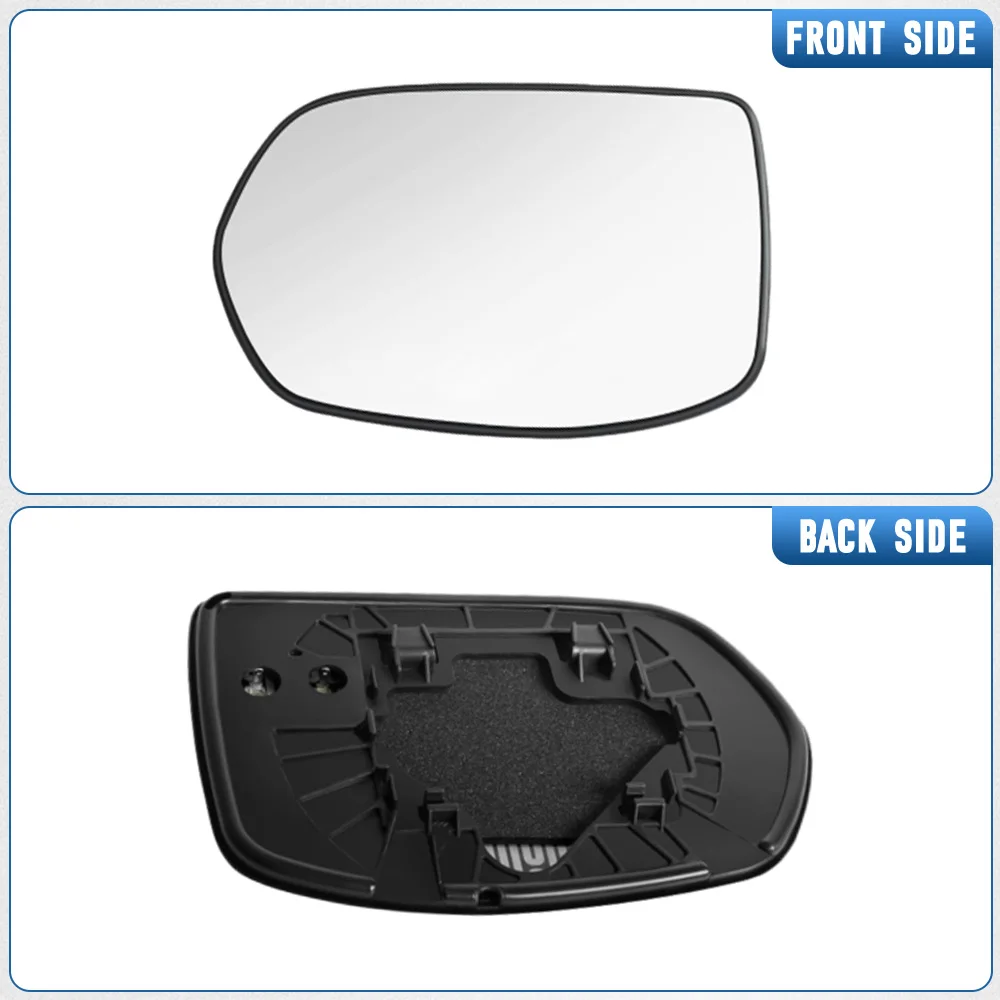 Heated Side Door Wing Mirror Glass Rear View Mirror Glass for Honda CRV 2007 2008 2009 2010 2011 LHD for US Veision 76253SWA315