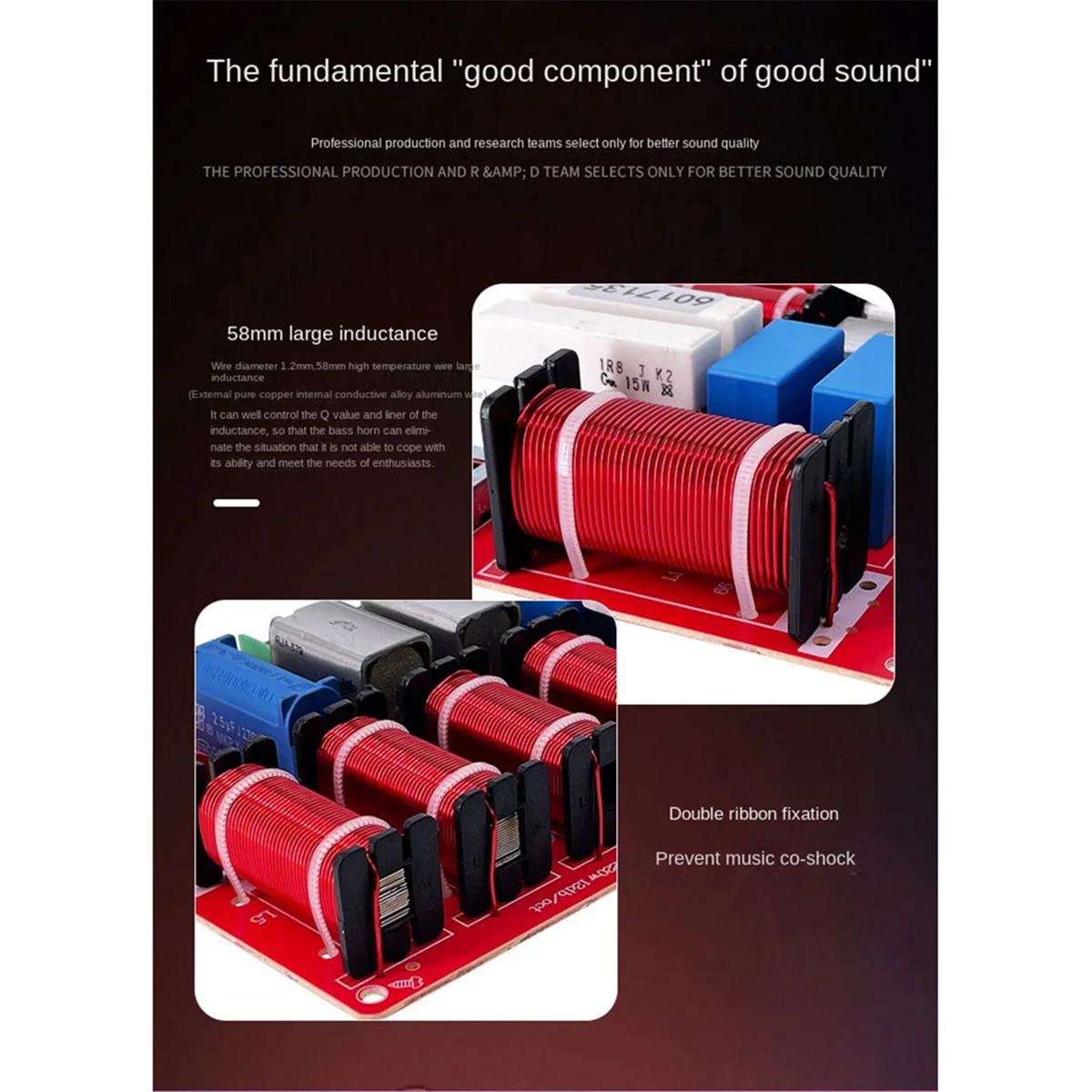 Excellent! 4 Way Crossover Filters, Built in Insurance Guard Treble, Excellent Heat Dissipation, 300W HiFi Divider