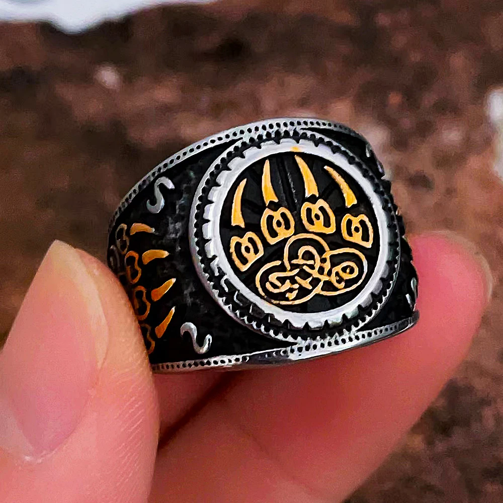 

Винтажные кольца для мужчин, модные скандинавские одиновые кельтские кольца, Байкерский Амулет из нержавеющей стали, Подарочные ювелирные ...