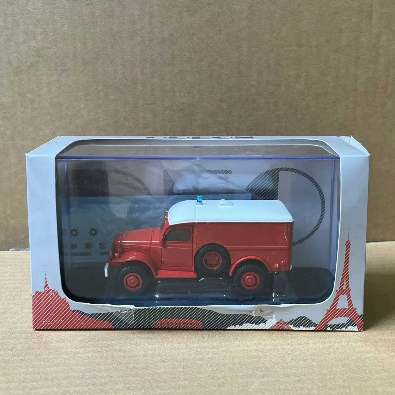 Diecast ODEON 1/43 Scale DODGE WC54 FIRETRUCK 7 Alloy Car Model