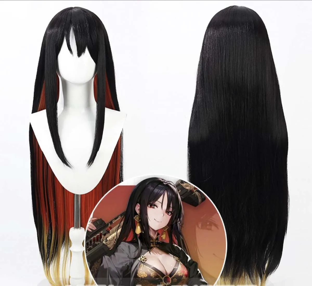 ปาร์ตี้ชุดฮาโลวีน โมแรน คอสเพลย์ วิกผมยาวตรง