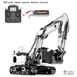 LESU1/14 inżynieria zdalnego sterowania zabawkowy model hydrauliczny CNC 7-kierunkowy zawór cofania koparka Aoue-945 trójczłonowe ramię