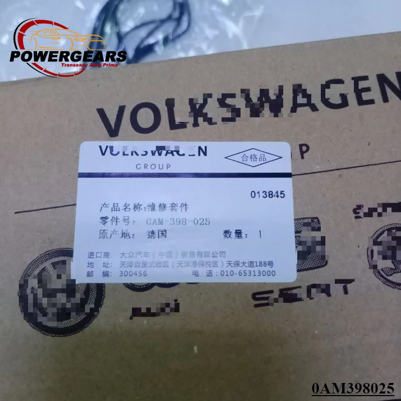 Novo 0AM 398025   Dq200 dsg 7 acumulador de transmissão, corpo da válvula de transmissão + kit de reparo para vws audis skodas assentos