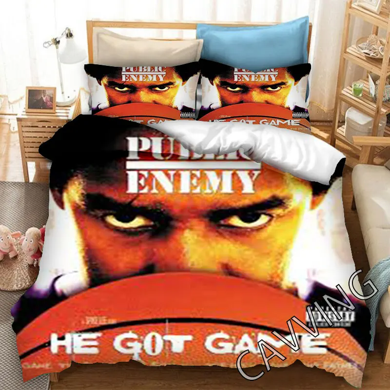 Public Enemy  3D Printed Bedding Set Duvet Covers & Pillow Cases Comforter Quilt Cover (US/EU/AU Sizes)   L01