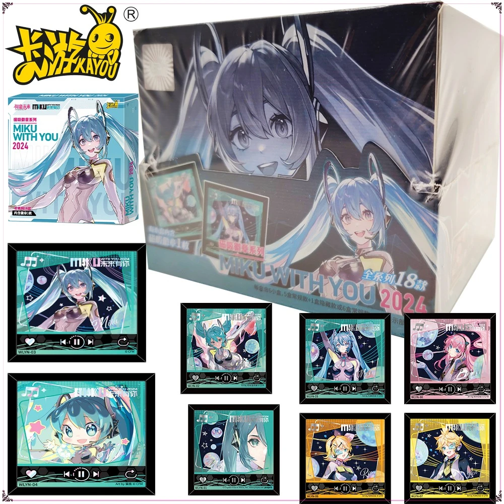 

KAYOU Original Hatsune Miku 2024 Concert Series Badge Anime Character Periphery Collection Brooches for Bag Pendant Fans Gifts