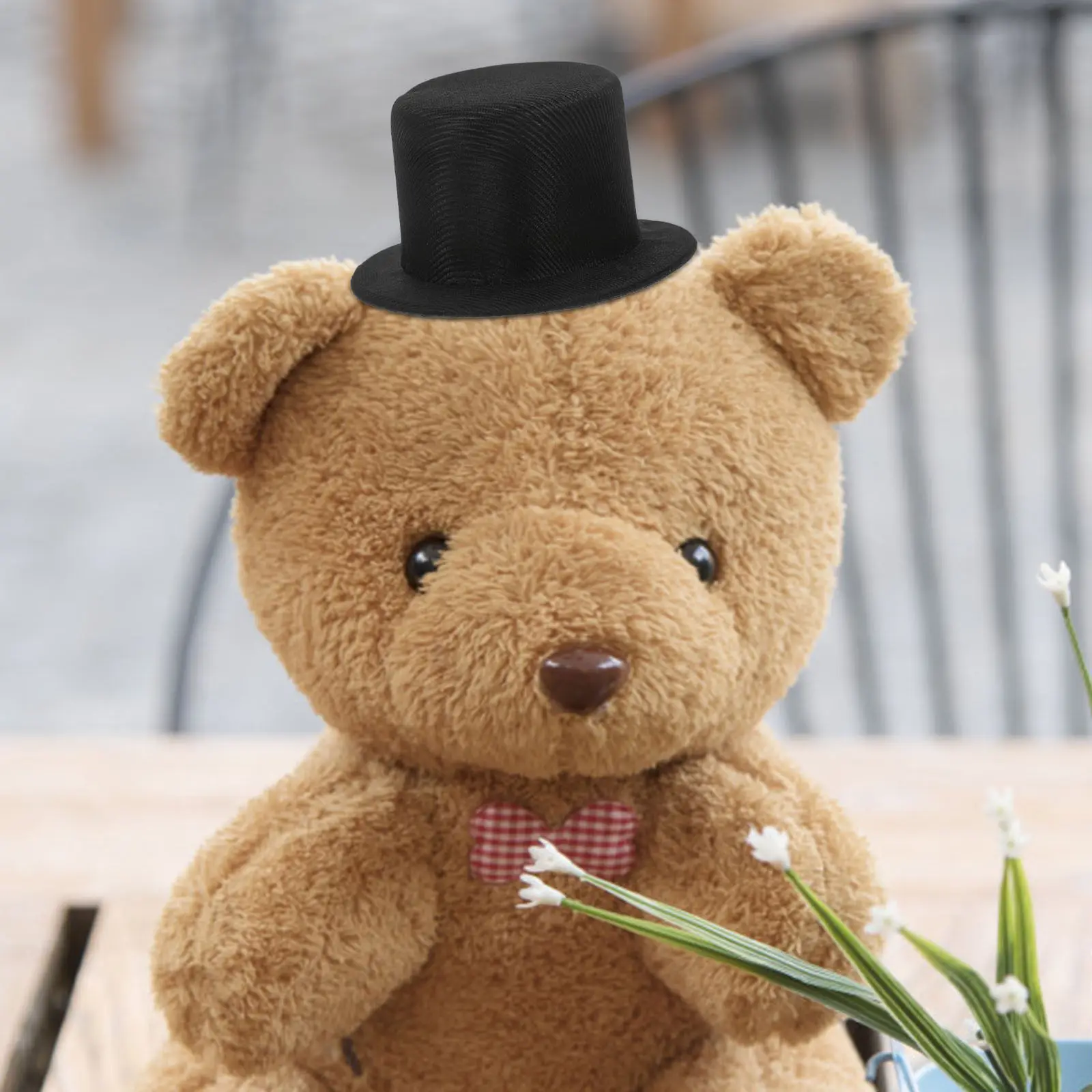 

Миниатюрный цилиндр для поделок своими руками, декоративная мини-шляпка из прочной ткани для костюма снеговика, декораций, праздников и вечеринок