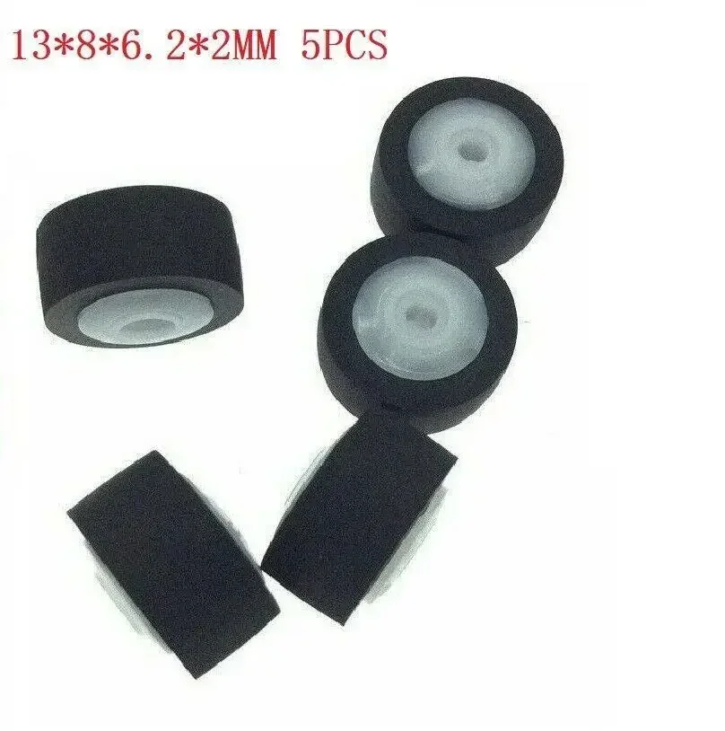 

Radio Roller Tape Recorder Pressure Cassette Belt Pulley Player Recording Equipment 13*8*6.2*2mm Rubber