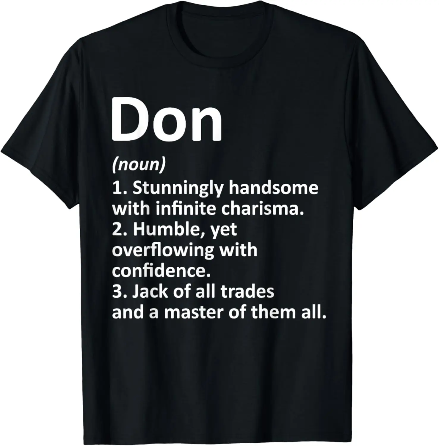 

DON Definition Personalized Name Funny Birthday Gift Idea T-Shirt