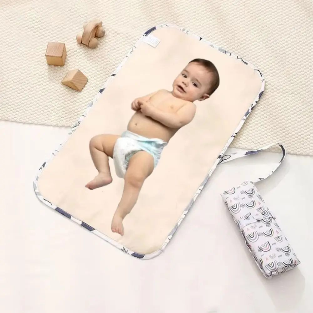 Складной коврик для пеленания ребенка, водонепроницаемый портативный коврик для пеленания, быстросменный легкий коврик для пеленания новорожденных, дорожный