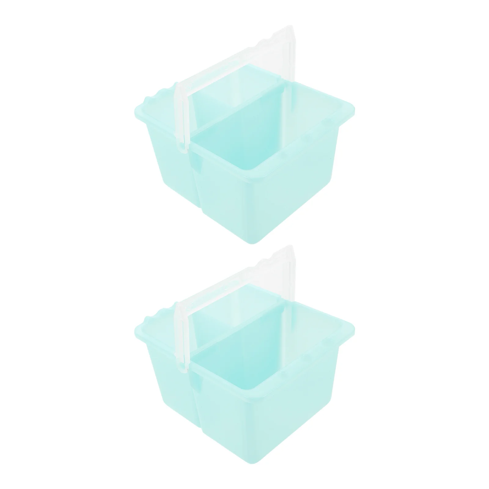 2 Peças de Limpador de Pincéis de Plástico, Baldes Multifuncionais para Lavagem de Pincéis de Artista, Ferramentas de Pintura, Materiais de Arte