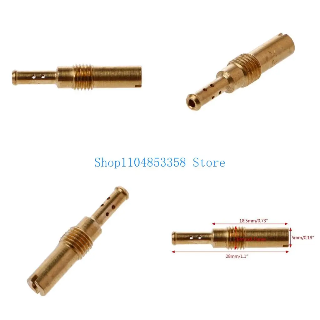 

652F Durable 45# Slow Jet Vice Injector Nozzle for Keihin CB GY6 KOSO OKO PE CVK FCR Motorcycle Carburetor