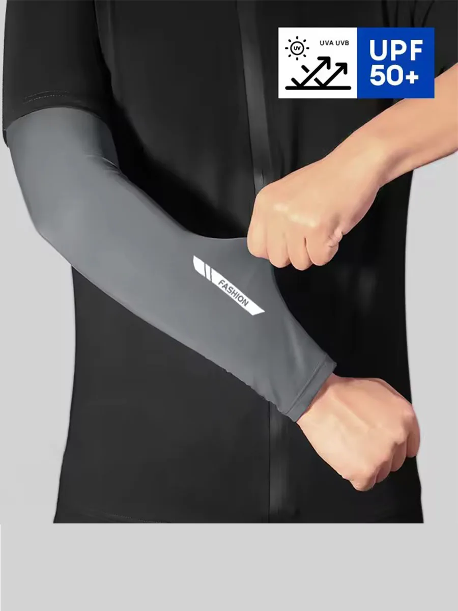 AliExpress GAFASTWO 1Pair UPF50+ Summer Cool Feeling Arm Sleeves Women Cycling Running Fishing Oversleeve Men Breathable Ice Silk Sunscreen Unisex